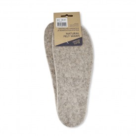 Natural felt warm vidpadžiai platesniems ir barefoot avalynei