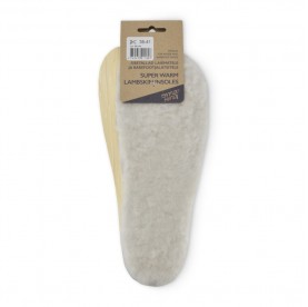 Super warm lambskin vidpadžiai platesniems ir barefoot avalynei
